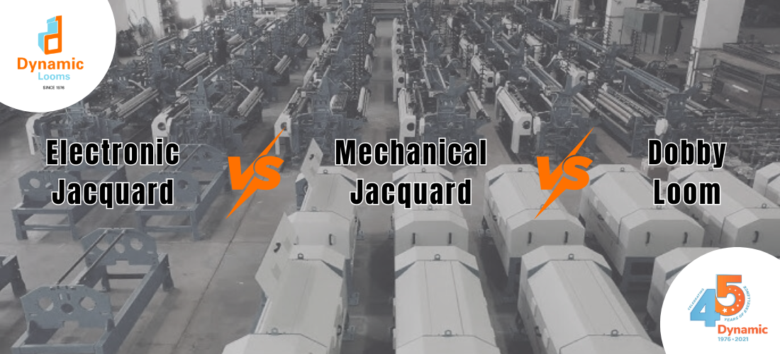 Electronic Jacquard vs Mechanical Jacquard vs Dobby Loom